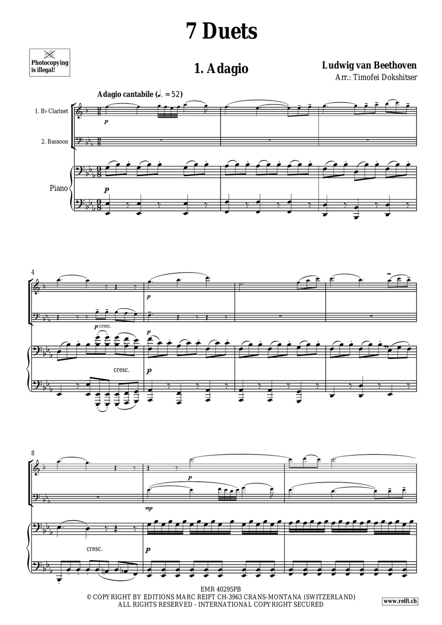 7 Duets 7 Duets Bassoon scores gallery preview page 3