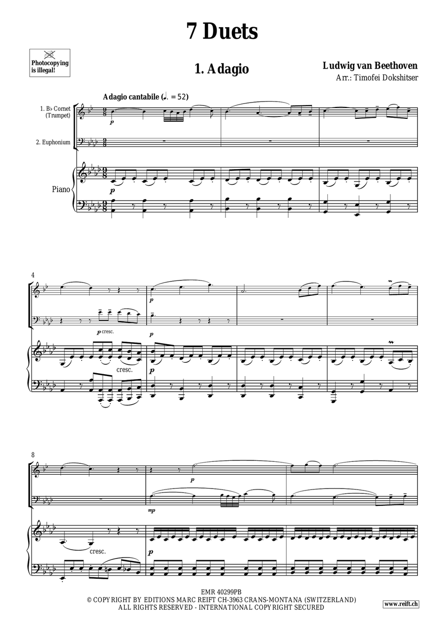 7 Duets 7 Duets Cornet scores gallery preview page 3