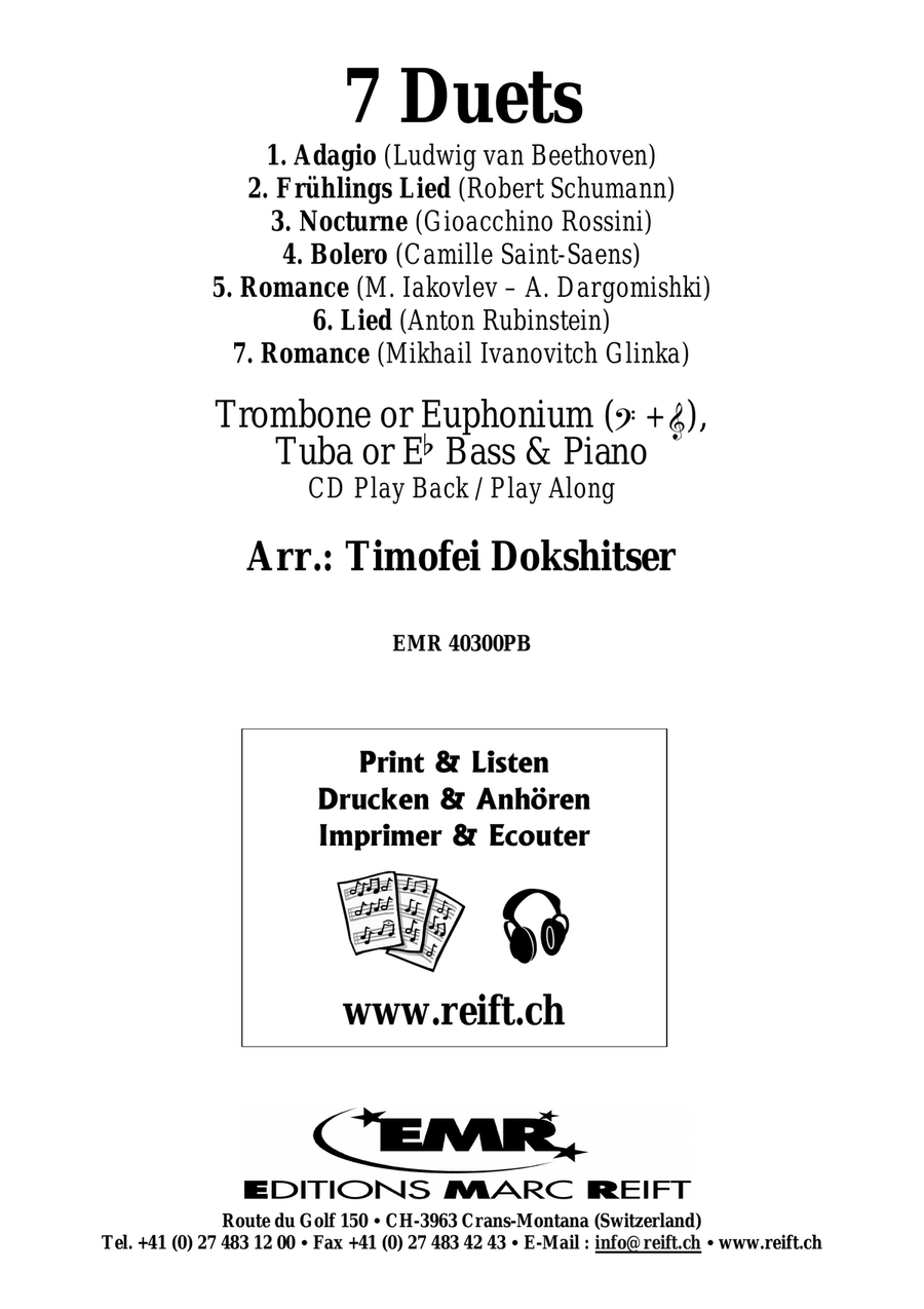7 Duets 7 Duets Euphonium scores gallery preview page 2