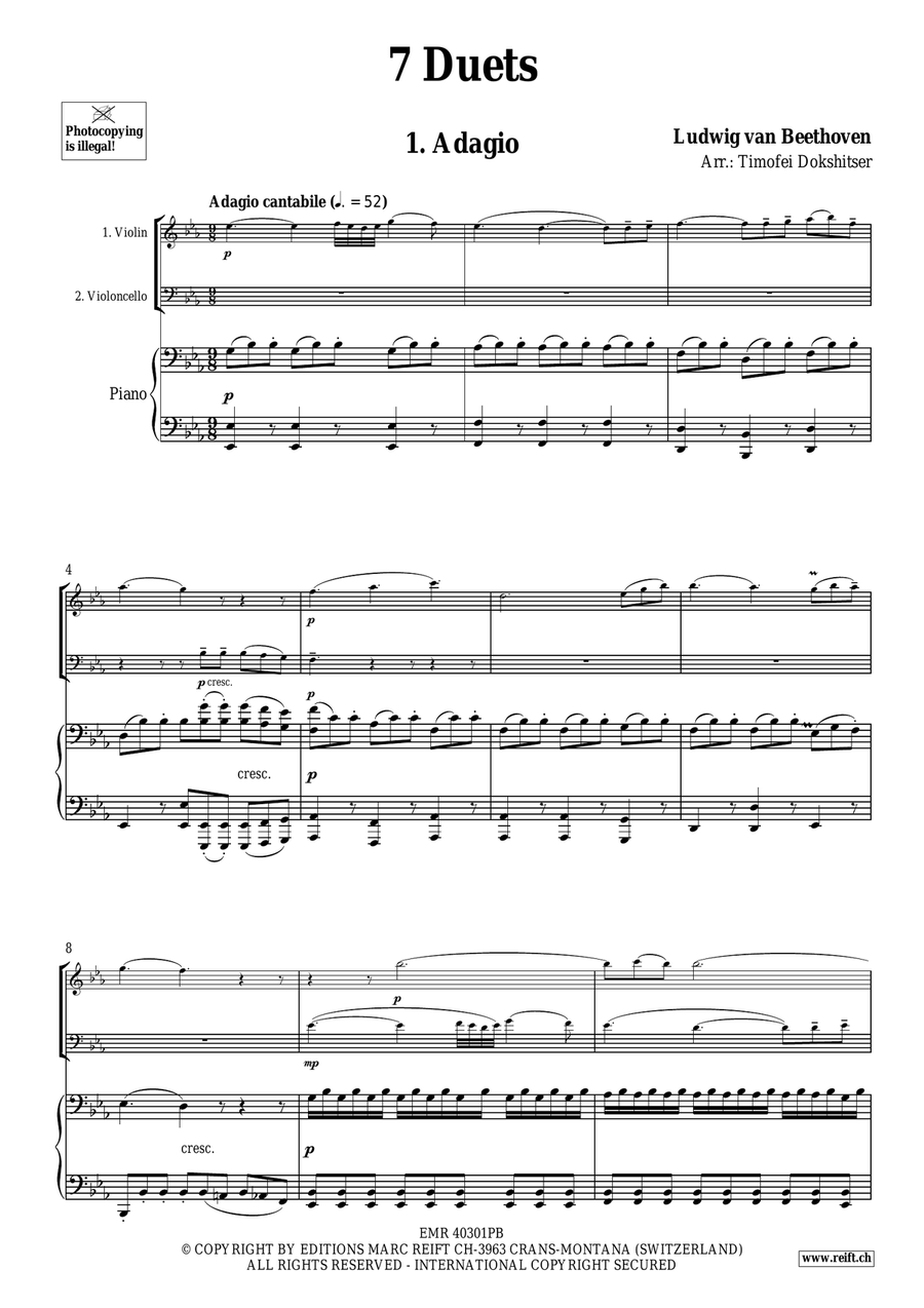 7 Duets 7 Duets Piano Trio scores gallery preview page 3