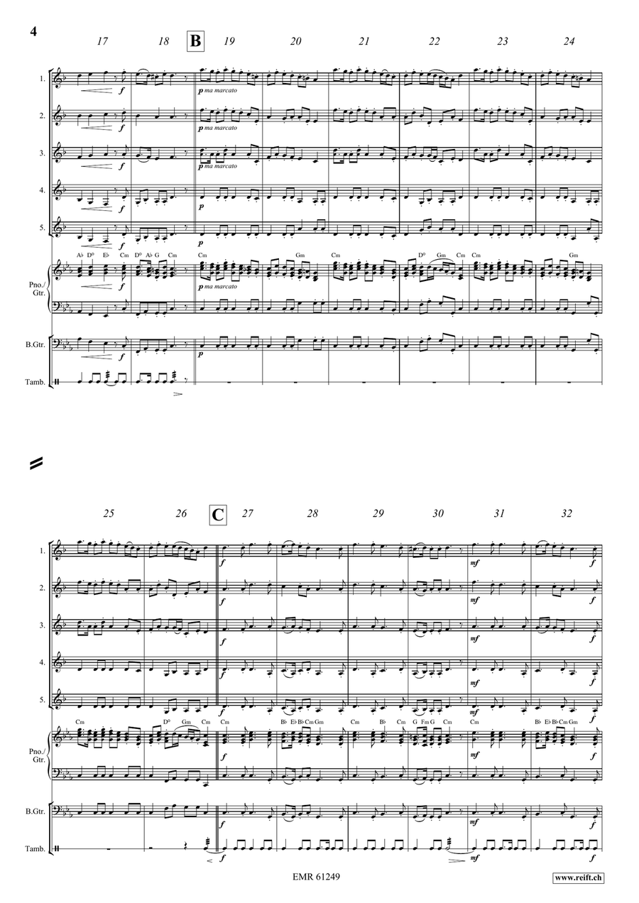 Pastime With Good Company Clarinet Quintet scores gallery preview page 4