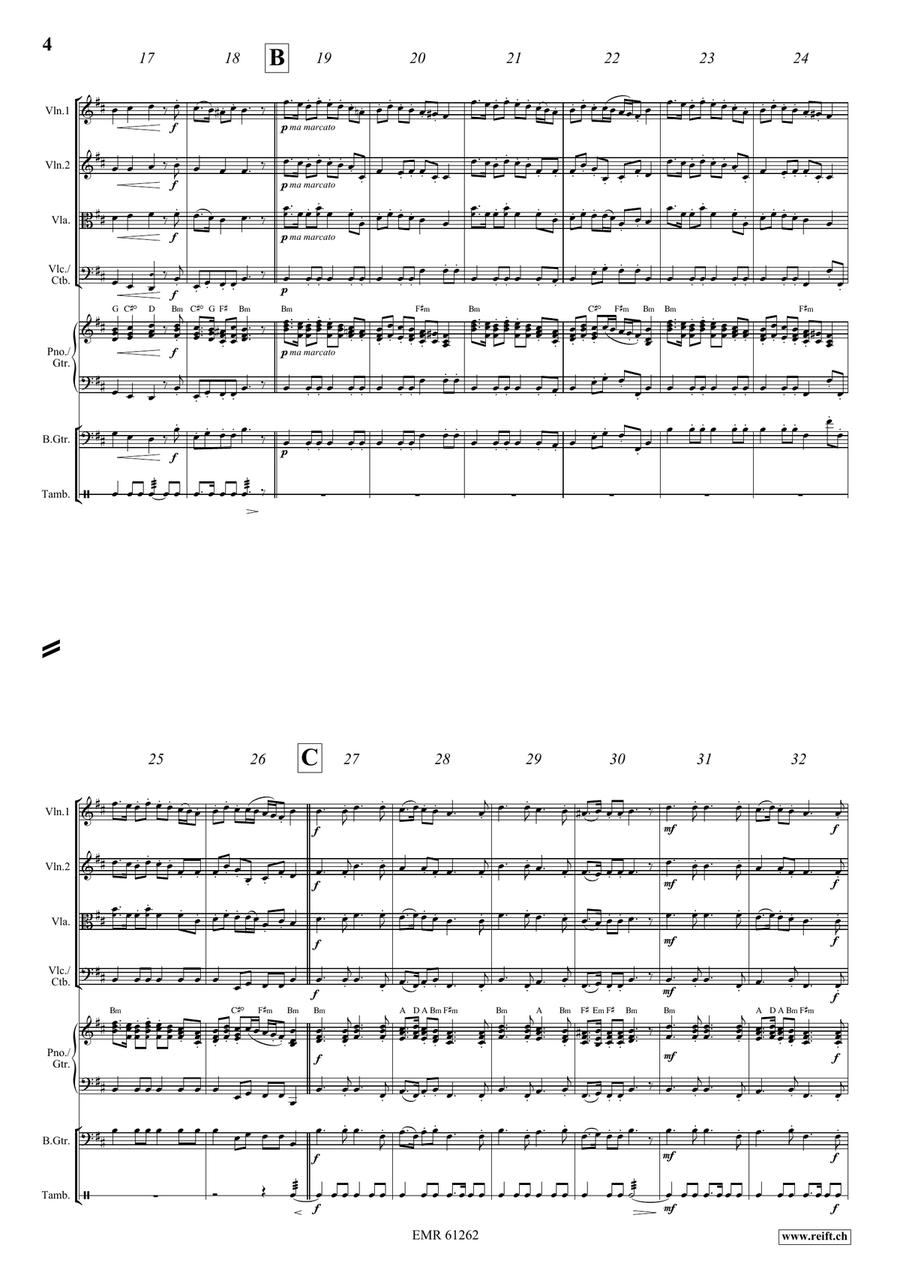 Pastime With Good Company String Quartet scores gallery preview page 4