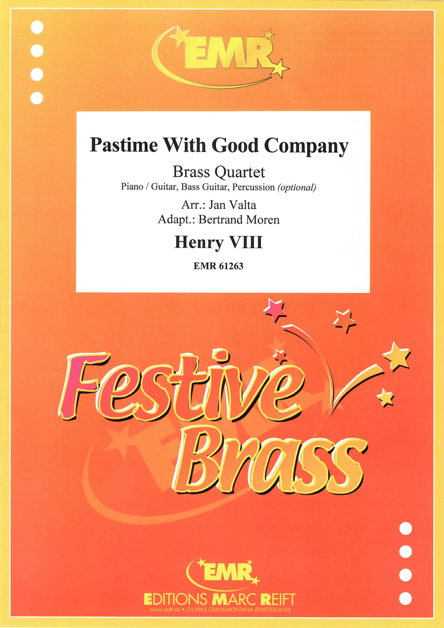Pastime With Good Company Brass Quartet scores gallery preview page 1