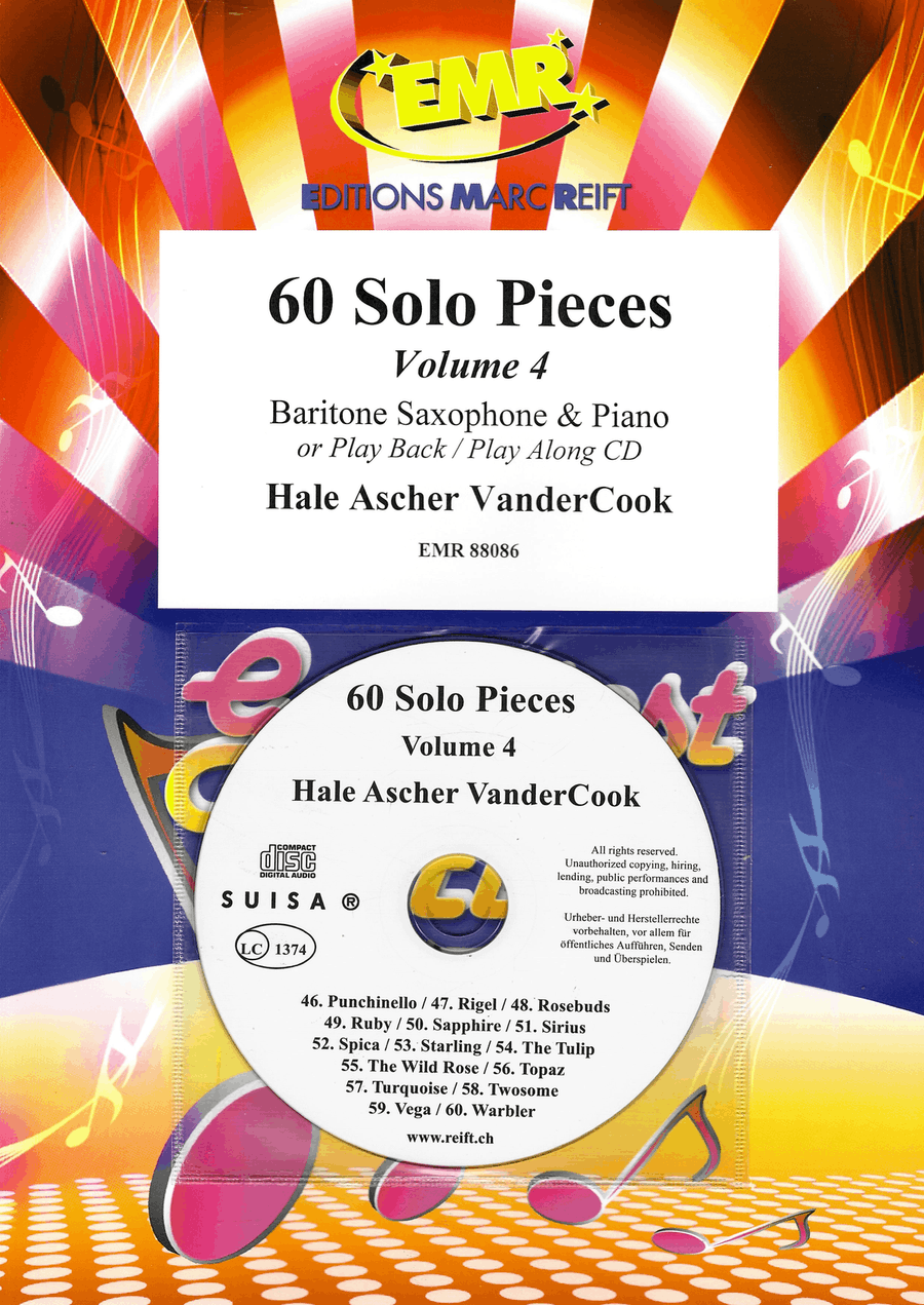 60 Solo Pieces Volume 4 60 Solo Pieces Volume 4 Baritone Saxophone scores gallery preview page 1