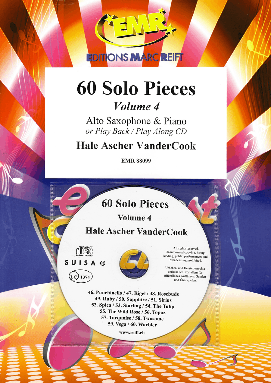 60 Solo Pieces Volume 4 60 Solo Pieces Volume 4 Alto Saxophone scores gallery preview page 1