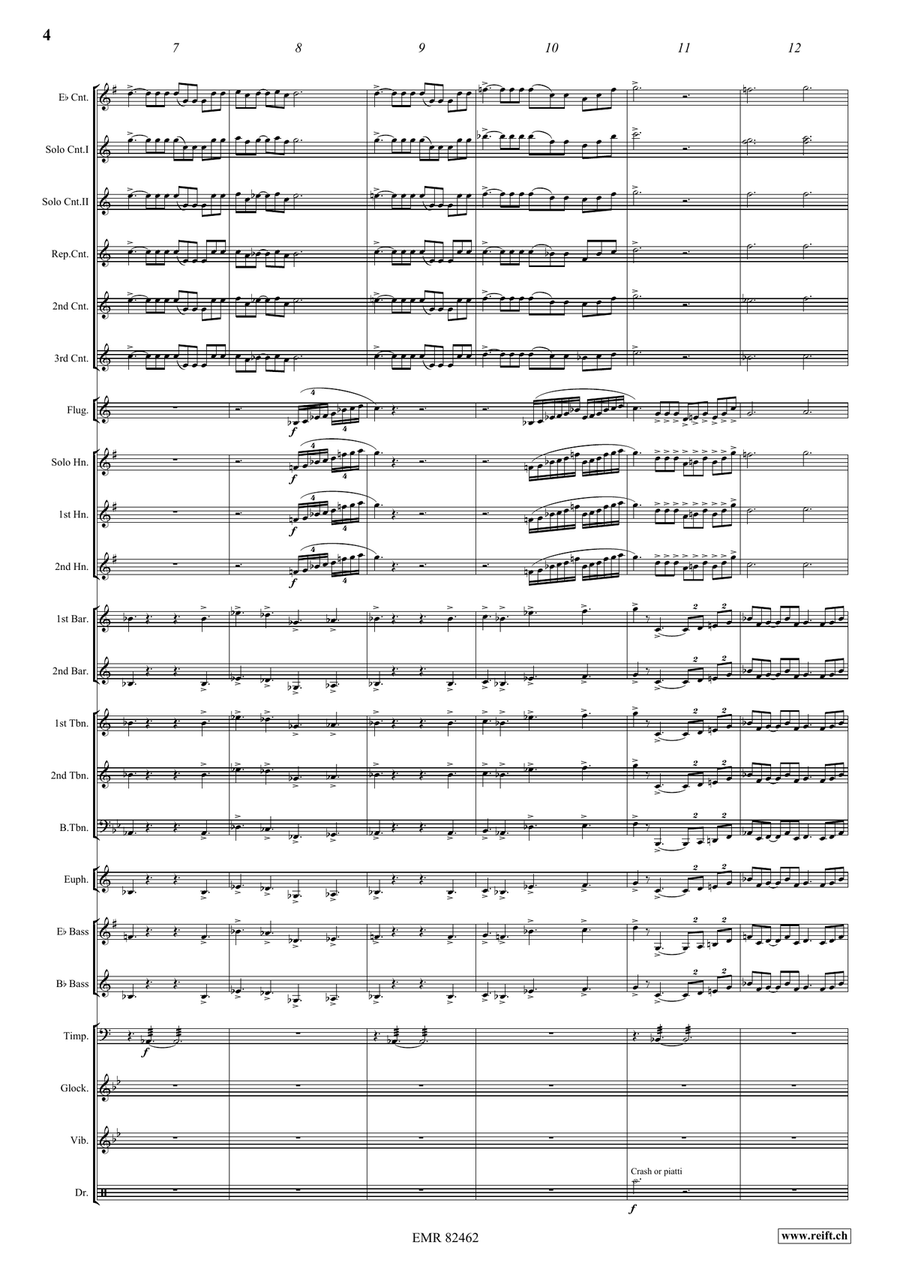 Overture For A New Start Overture For A New Start Brass Band scores gallery preview page 5
