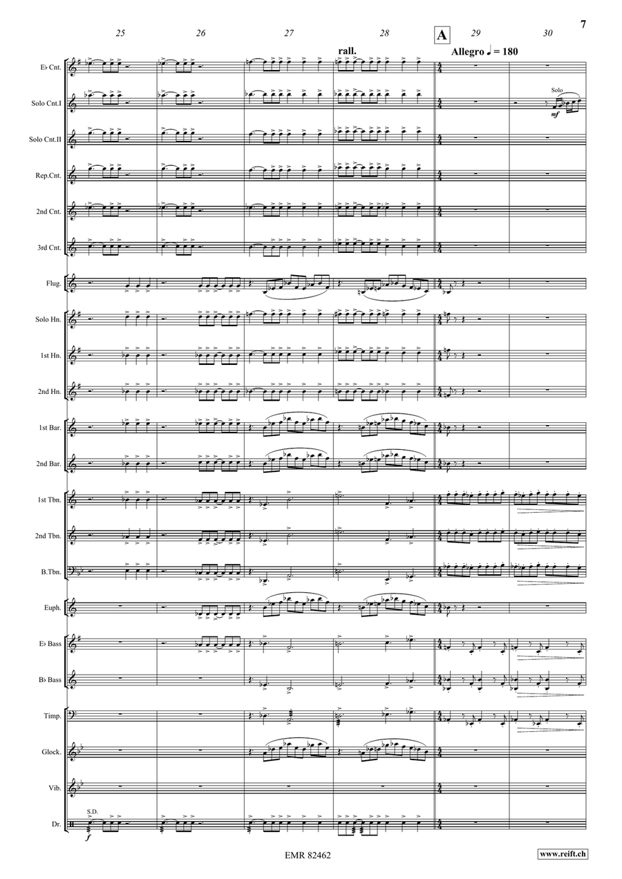 Overture For A New Start Overture For A New Start Brass Band scores gallery preview page 8