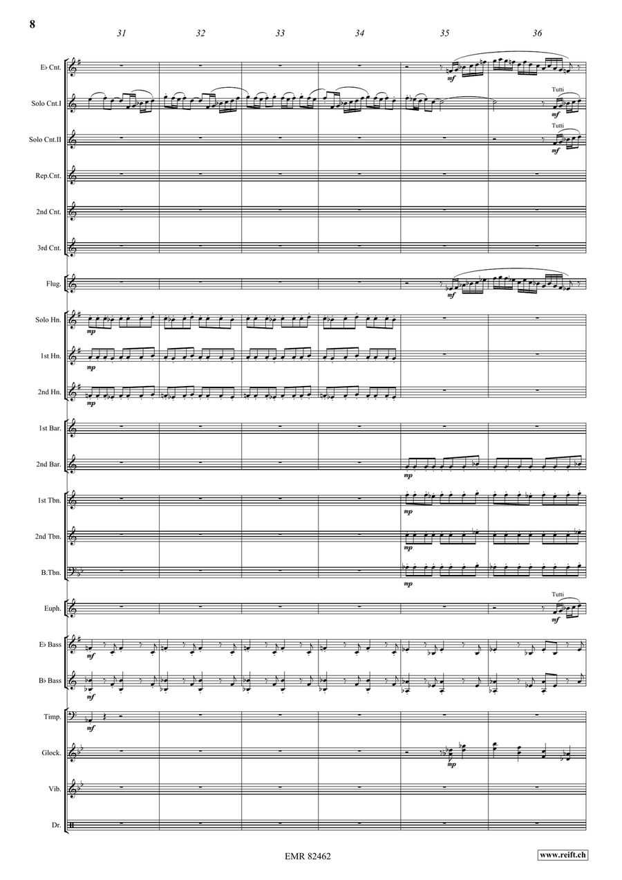 Overture For A New Start Overture For A New Start Brass Band scores gallery preview page 9