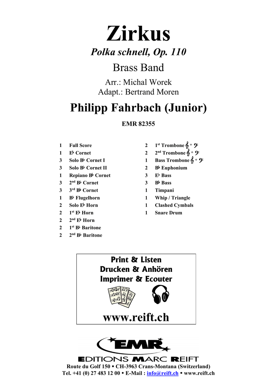 Zirkus Zirkus Brass Band scores gallery preview page 2