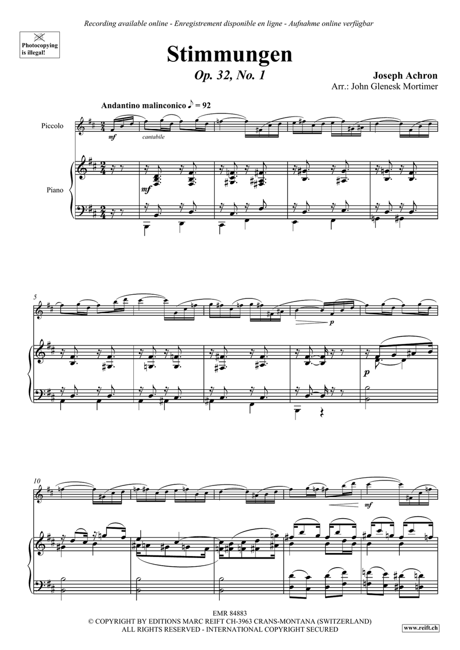 Stimmungen Stimmungen Piccolo scores gallery preview page 3