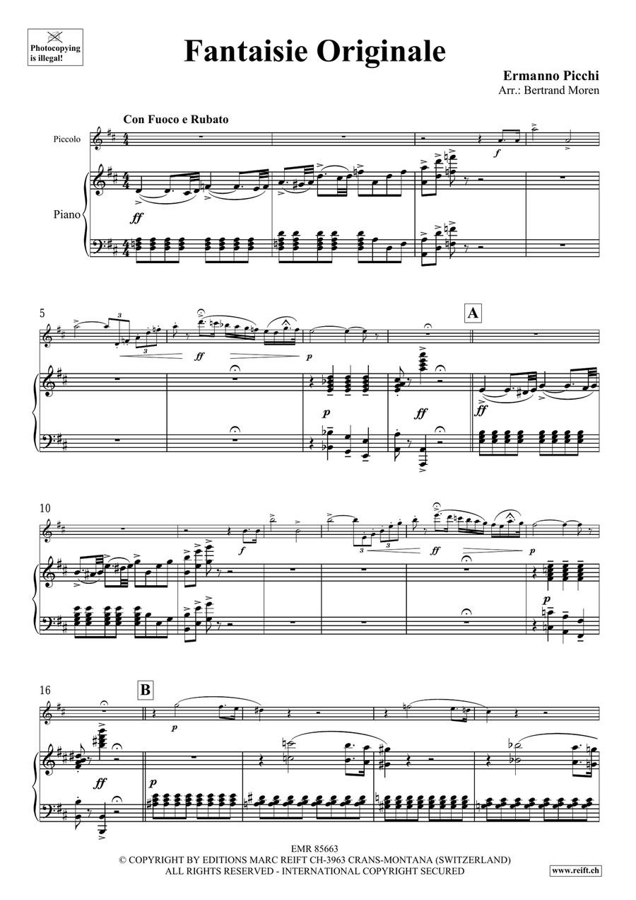 Fantaisie Originale Fantaisie Originale Piccolo scores gallery preview page 4