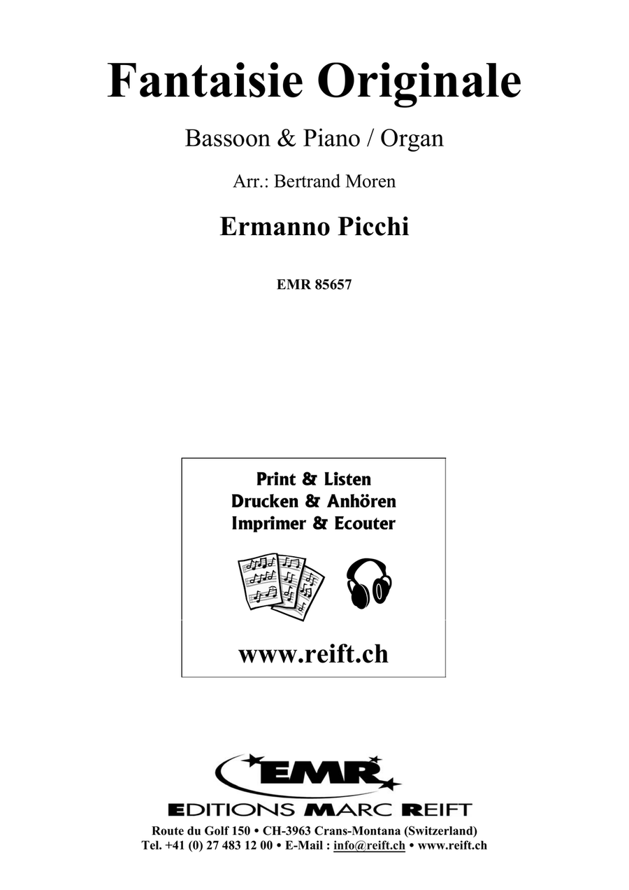 Fantaisie Originale Fantaisie Originale Bassoon Solo scores gallery preview page 2