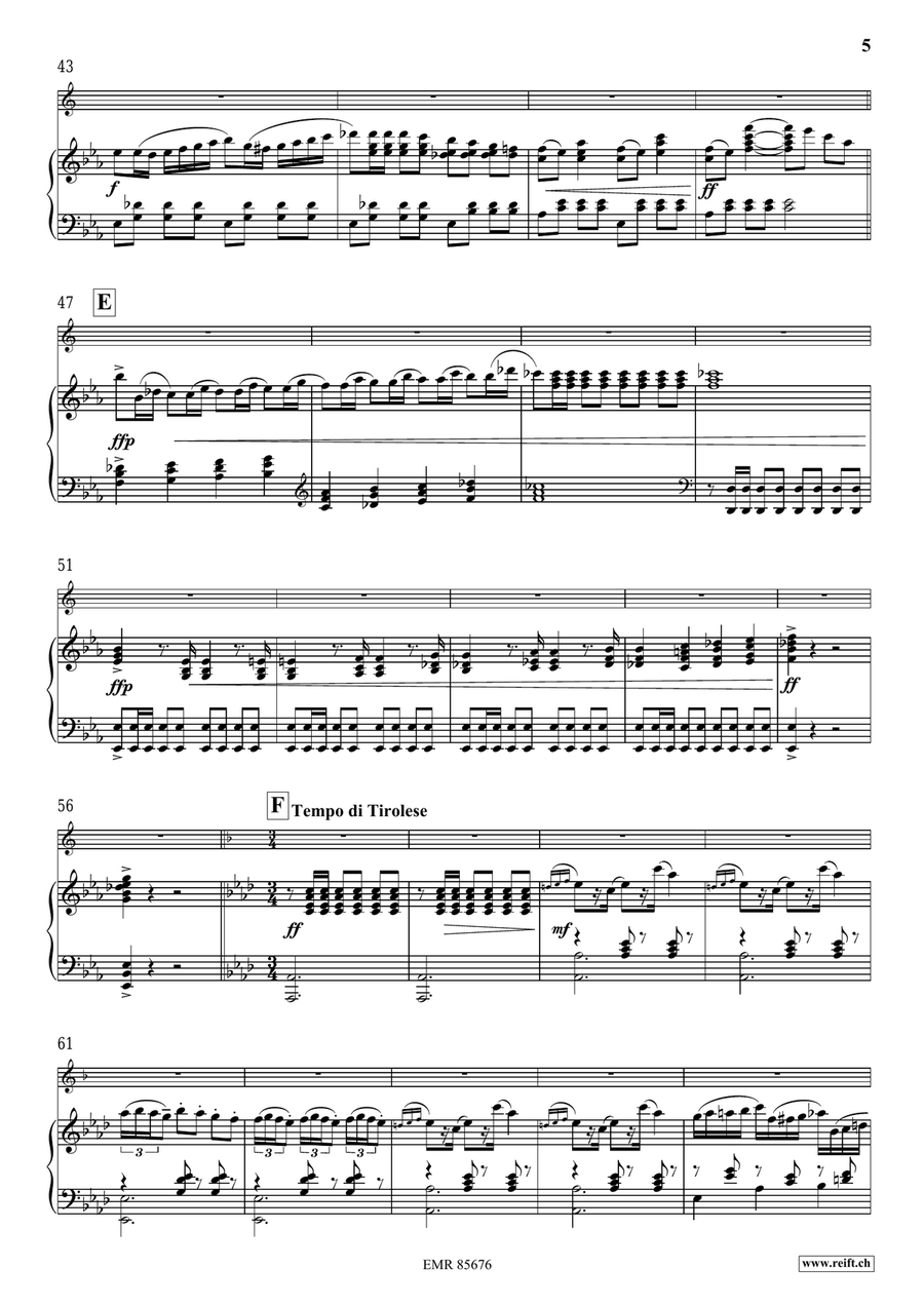 Fantaisie Originale Fantaisie Originale Alto Saxophone scores gallery preview page 6