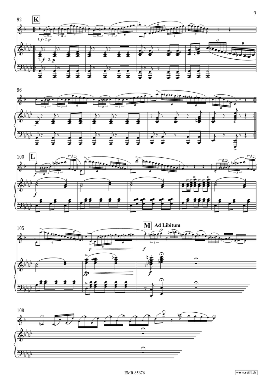 Fantaisie Originale Fantaisie Originale Alto Saxophone scores gallery preview page 8