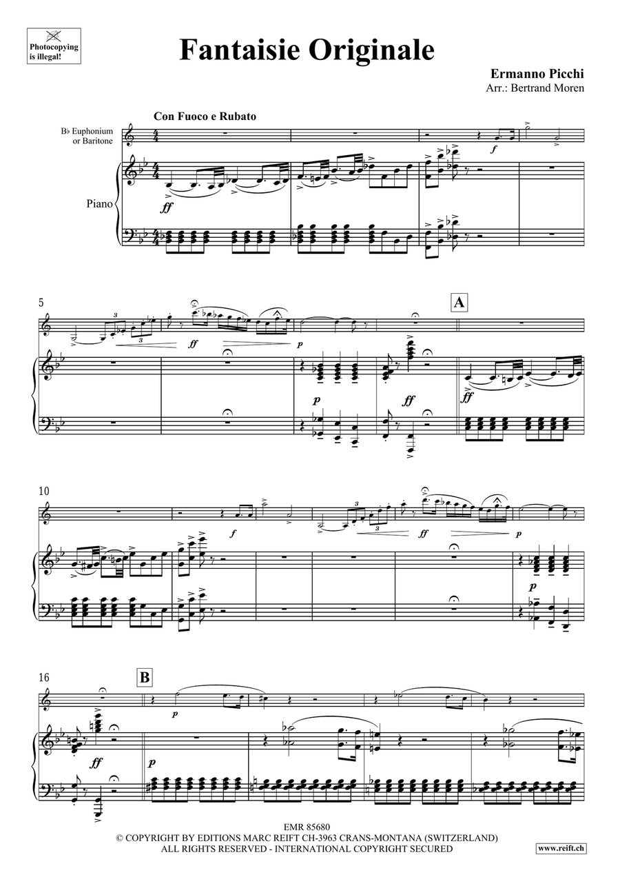Fantaisie Originale Fantaisie Originale Euphonium scores gallery preview page 4