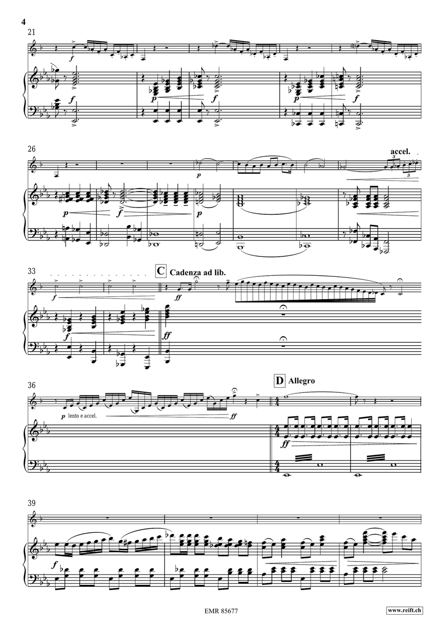 Fantaisie Originale Fantaisie Originale Bass Clarinet scores gallery preview page 5