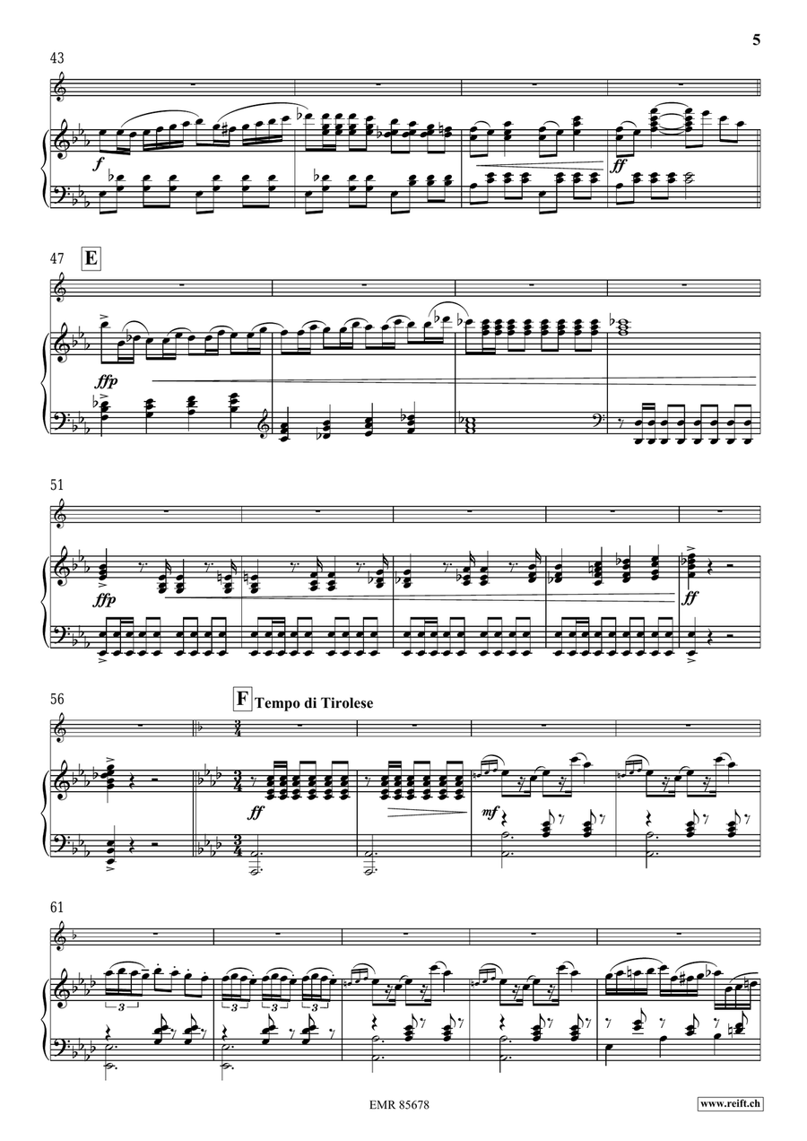 Fantaisie Originale Fantaisie Originale Baritone Saxophone scores gallery preview page 6