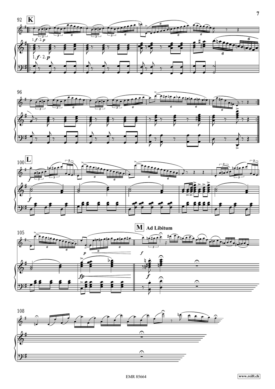 Fantaisie Originale Fantaisie Originale Flute Solo scores gallery preview page 8