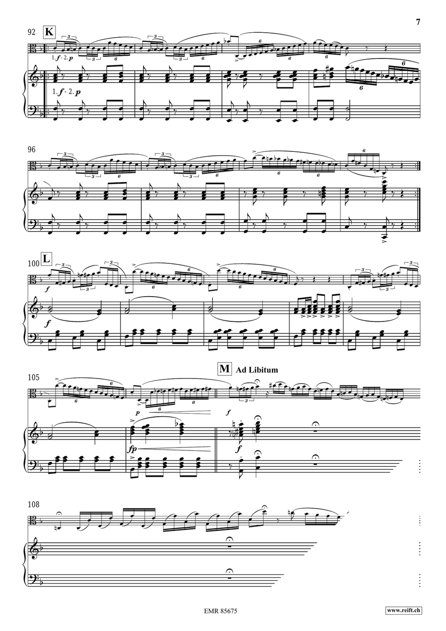 Fantaisie Originale Fantaisie Originale Viola scores gallery preview page 8