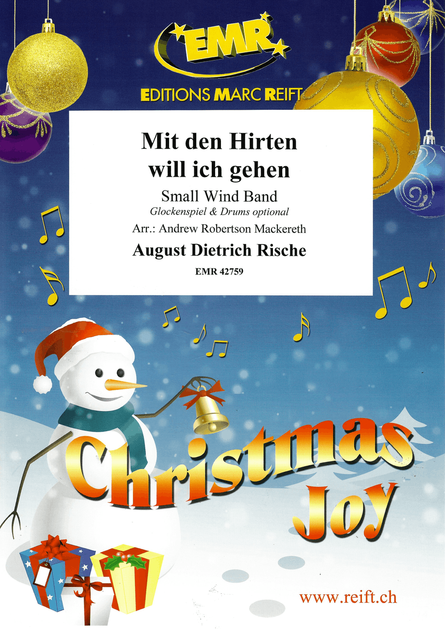 Mit den Hirten will ich gehen Concert Band scores gallery preview page 1