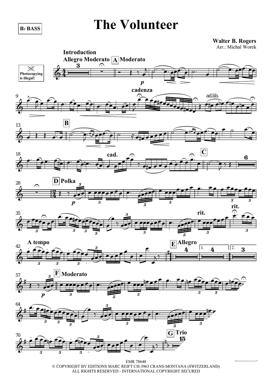 The Volunteer The Volunteer Voice Solo scores gallery preview page 3