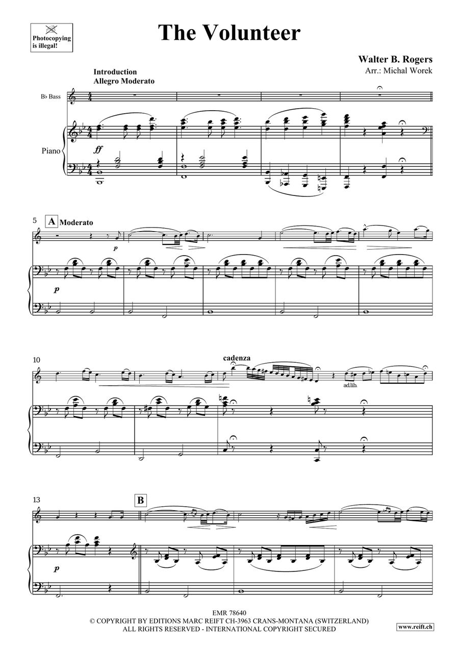 The Volunteer The Volunteer Voice Solo scores gallery preview page 4