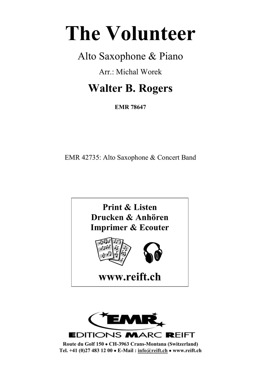 The Volunteer The Volunteer Alto Saxophone scores gallery preview page 2