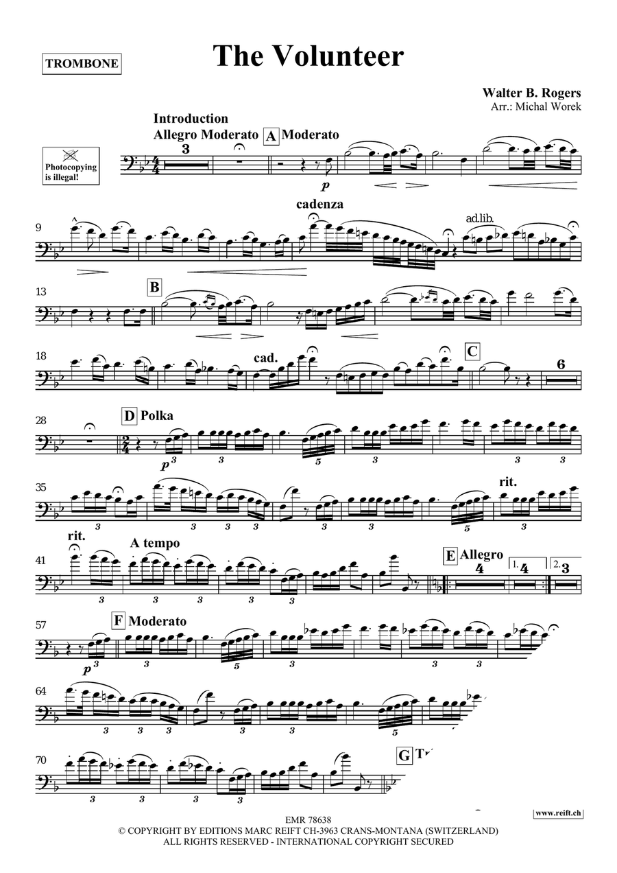 The Volunteer The Volunteer Piano Accompaniment scores gallery preview page 3