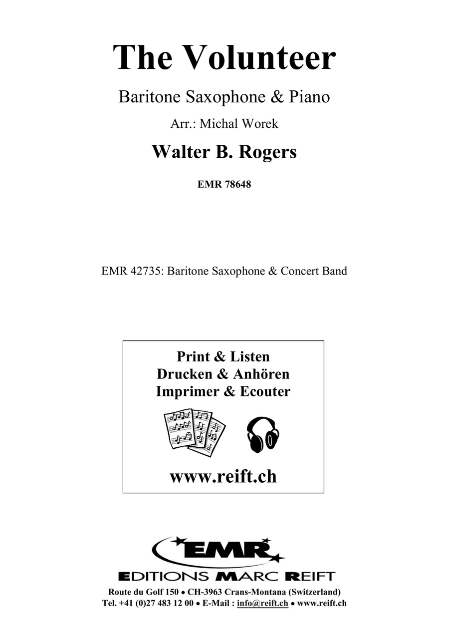 The Volunteer The Volunteer Baritone Saxophone scores gallery preview page 2