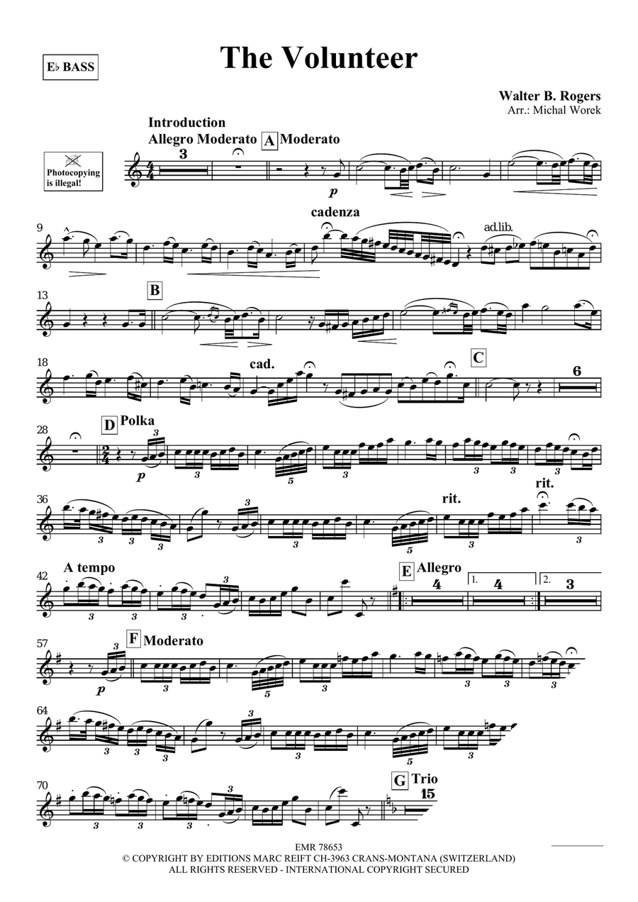 The Volunteer The Volunteer Voice Solo scores gallery preview page 3