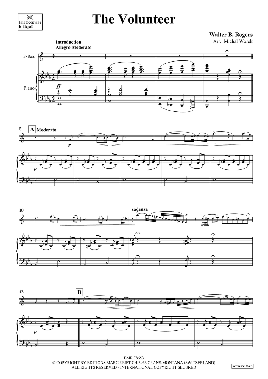 The Volunteer The Volunteer Voice Solo scores gallery preview page 4