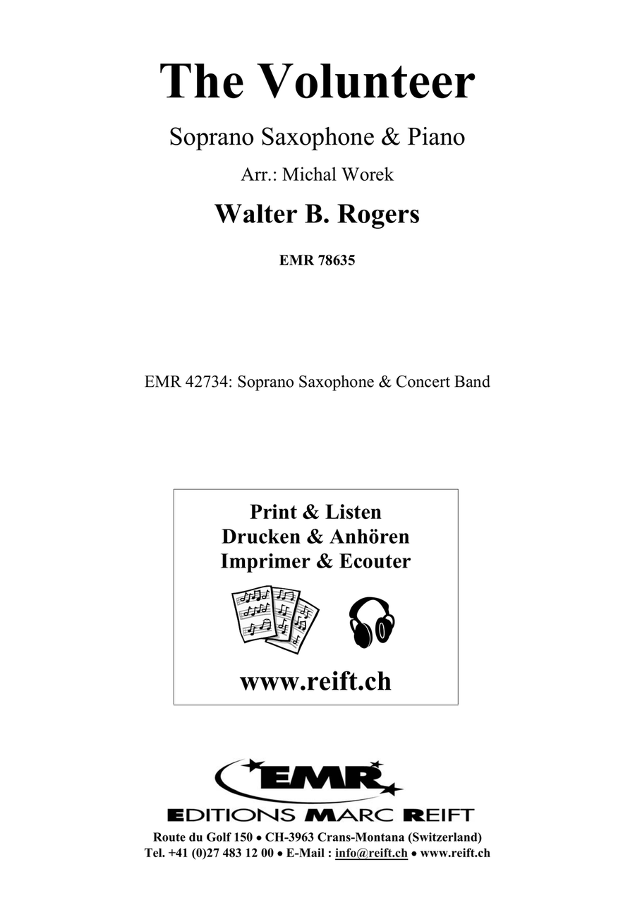 The Volunteer The Volunteer Soprano Saxophone scores gallery preview page 2