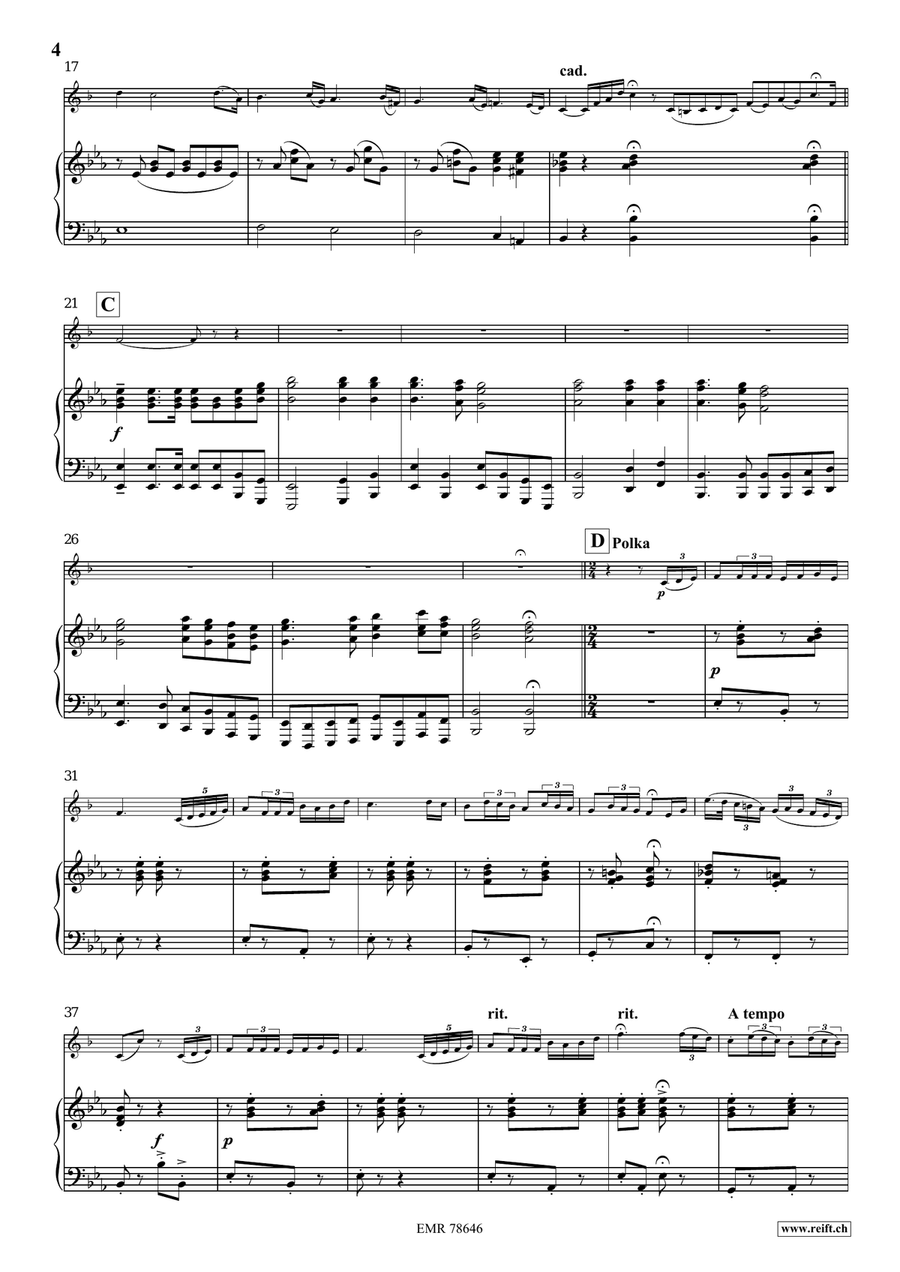 The Volunteer The Volunteer Bass Clarinet scores gallery preview page 5