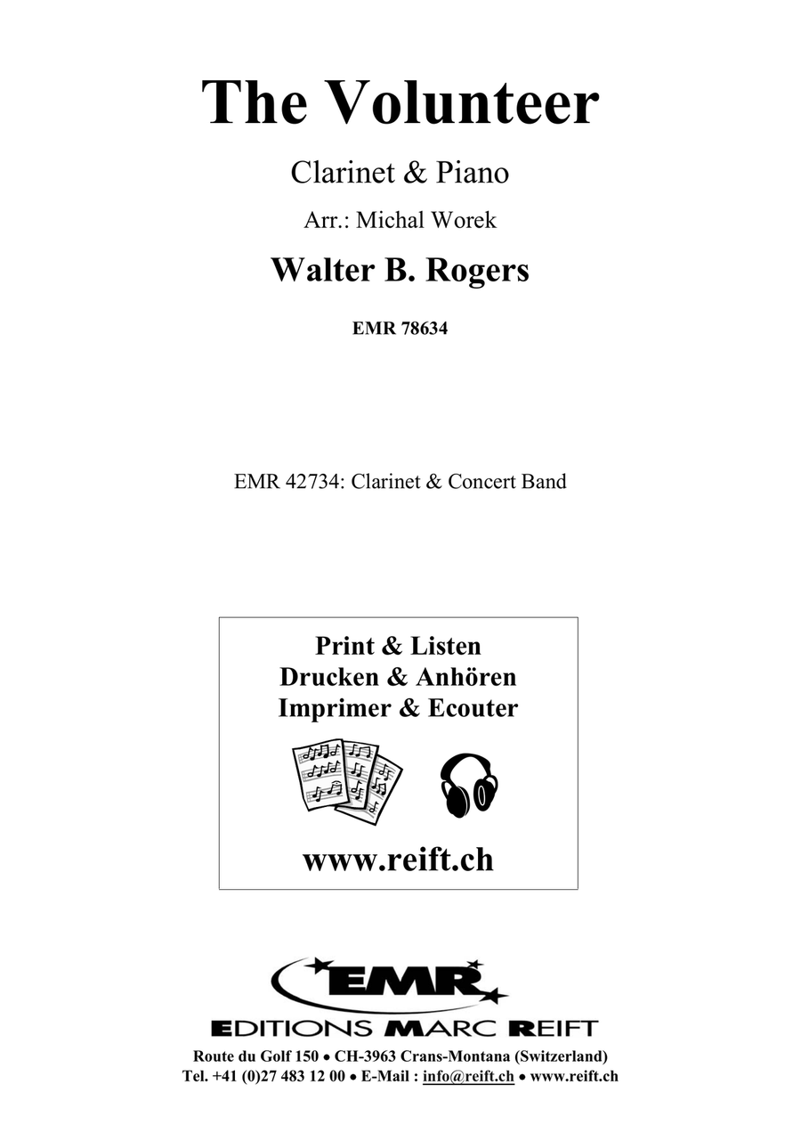The Volunteer The Volunteer Clarinet Solo scores gallery preview page 2