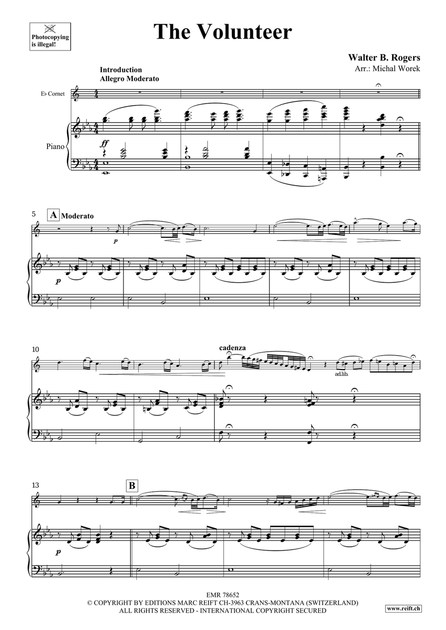 The Volunteer The Volunteer Cornet scores gallery preview page 4