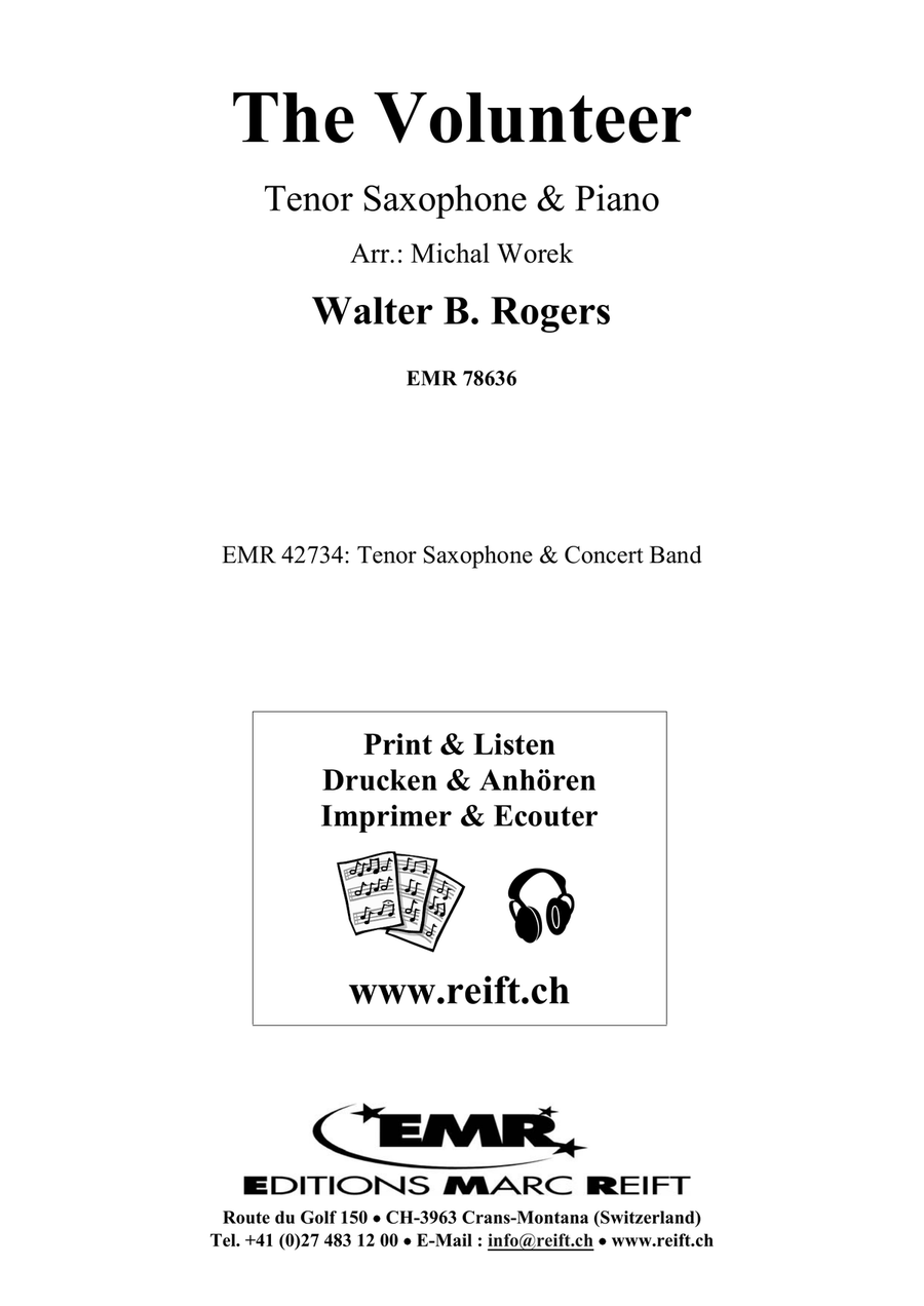 The Volunteer The Volunteer Tenor Saxophone scores gallery preview page 2
