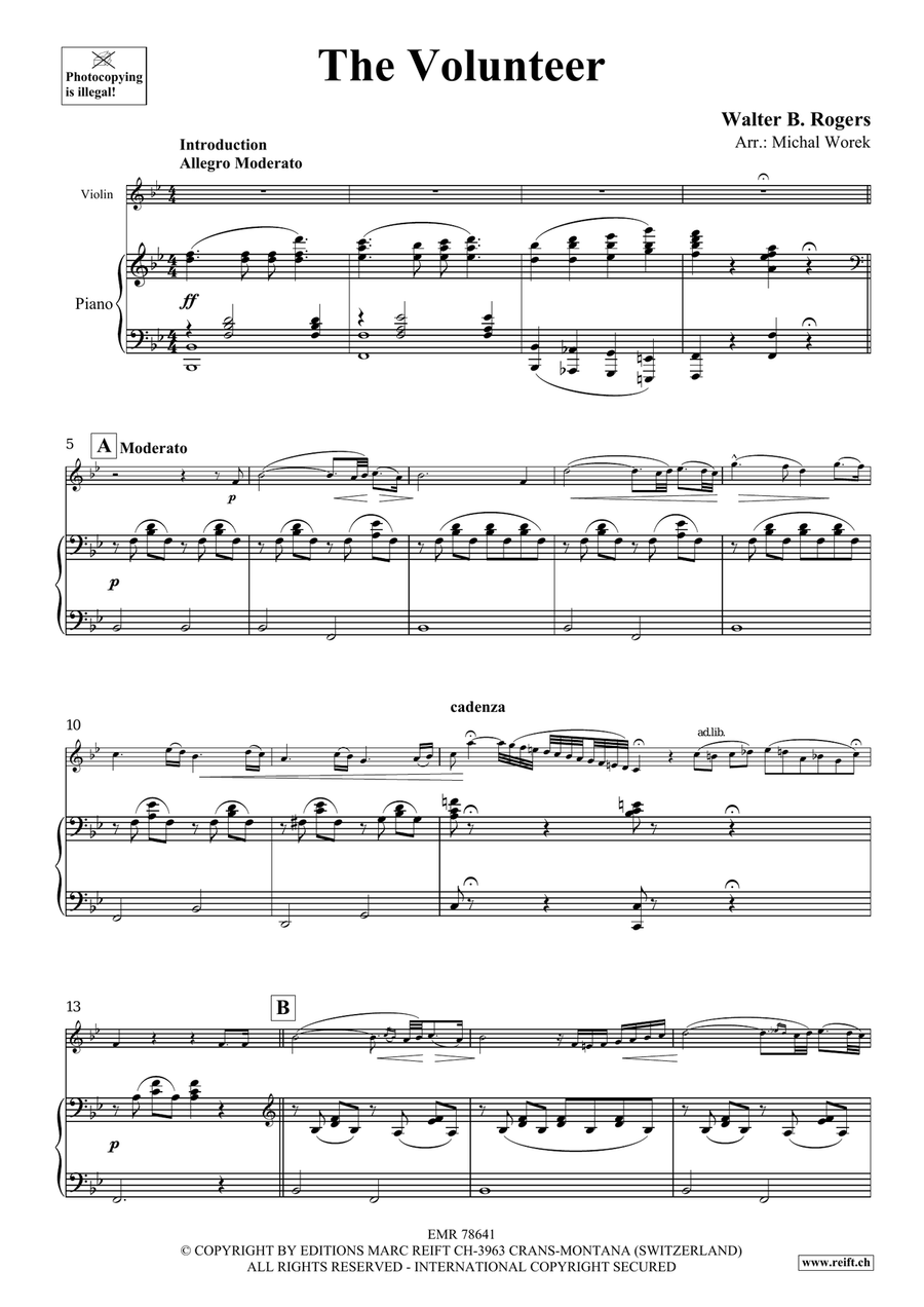 The Volunteer The Volunteer Violin Solo scores gallery preview page 4
