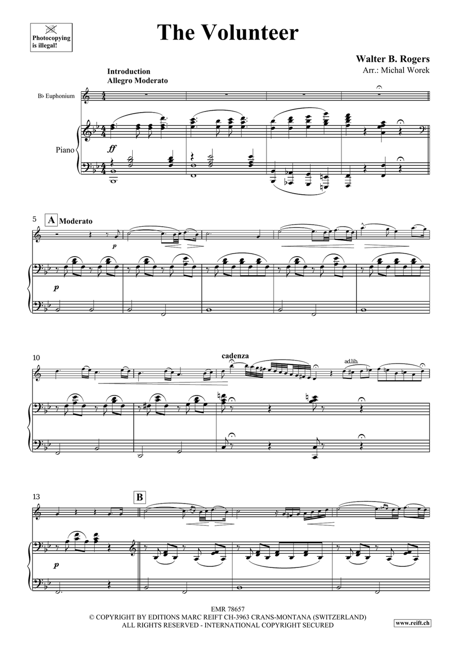 The Volunteer The Volunteer Euphonium scores gallery preview page 4