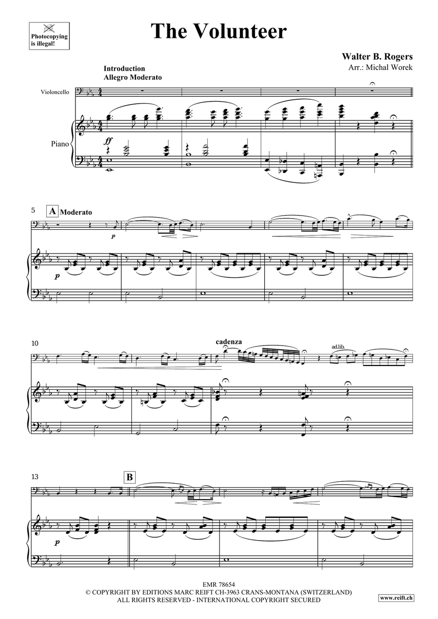 The Volunteer Piano Accompaniment scores gallery preview page 4