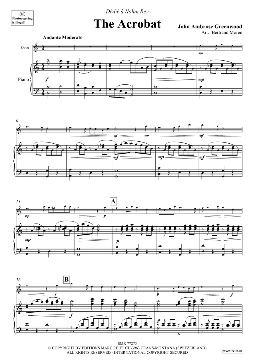 The Acrobat The Acrobat Piano Accompaniment scores gallery preview page 4