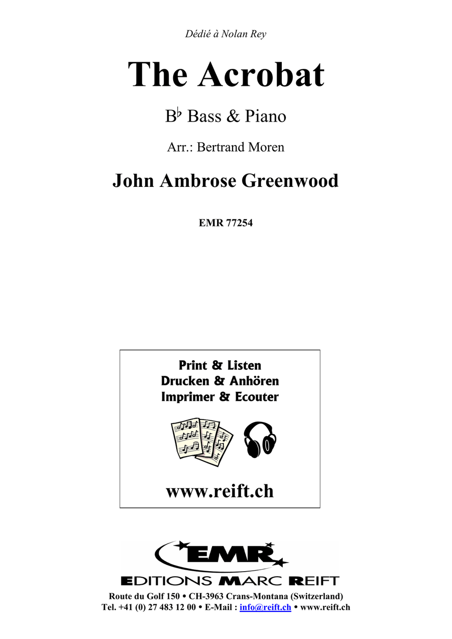 The Acrobat The Acrobat Voice Solo scores gallery preview page 2