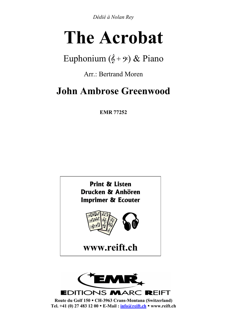 The Acrobat The Acrobat Euphonium scores gallery preview page 2