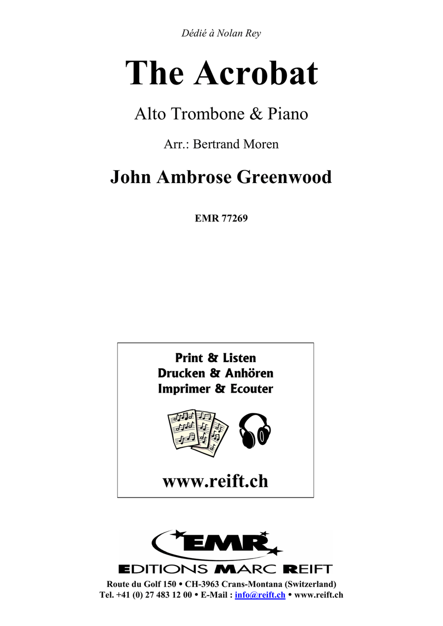 The Acrobat The Acrobat Piano Accompaniment scores gallery preview page 2