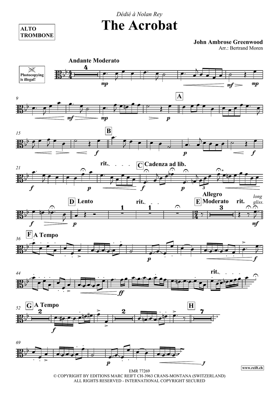 The Acrobat The Acrobat Piano Accompaniment scores gallery preview page 3