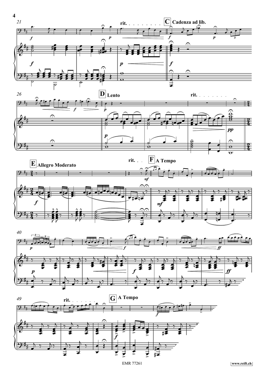 The Acrobat The Acrobat Double Bass scores gallery preview page 5