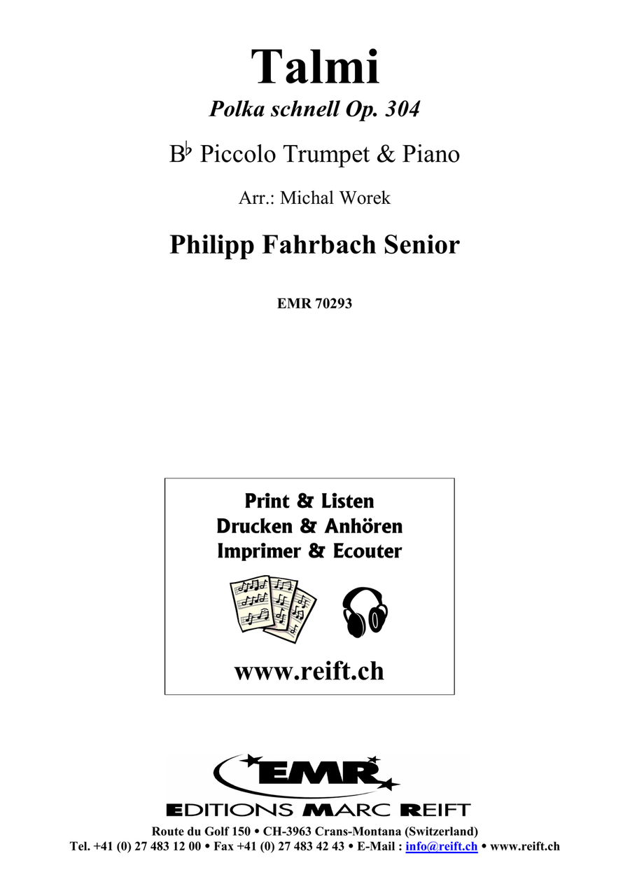 Talmi Talmi Piccolo Trumpet scores gallery preview page 2