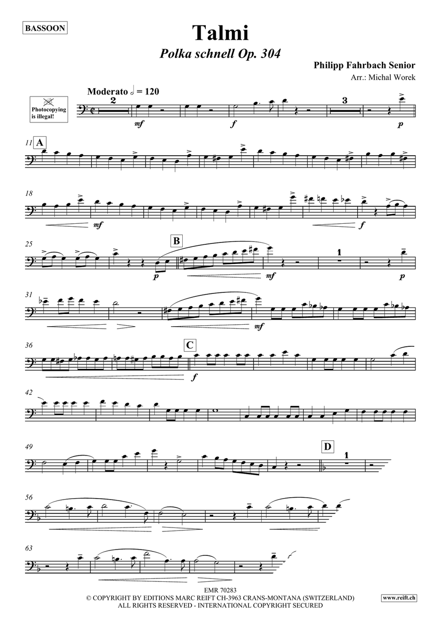 Talmi Talmi Bassoon Solo scores gallery preview page 3
