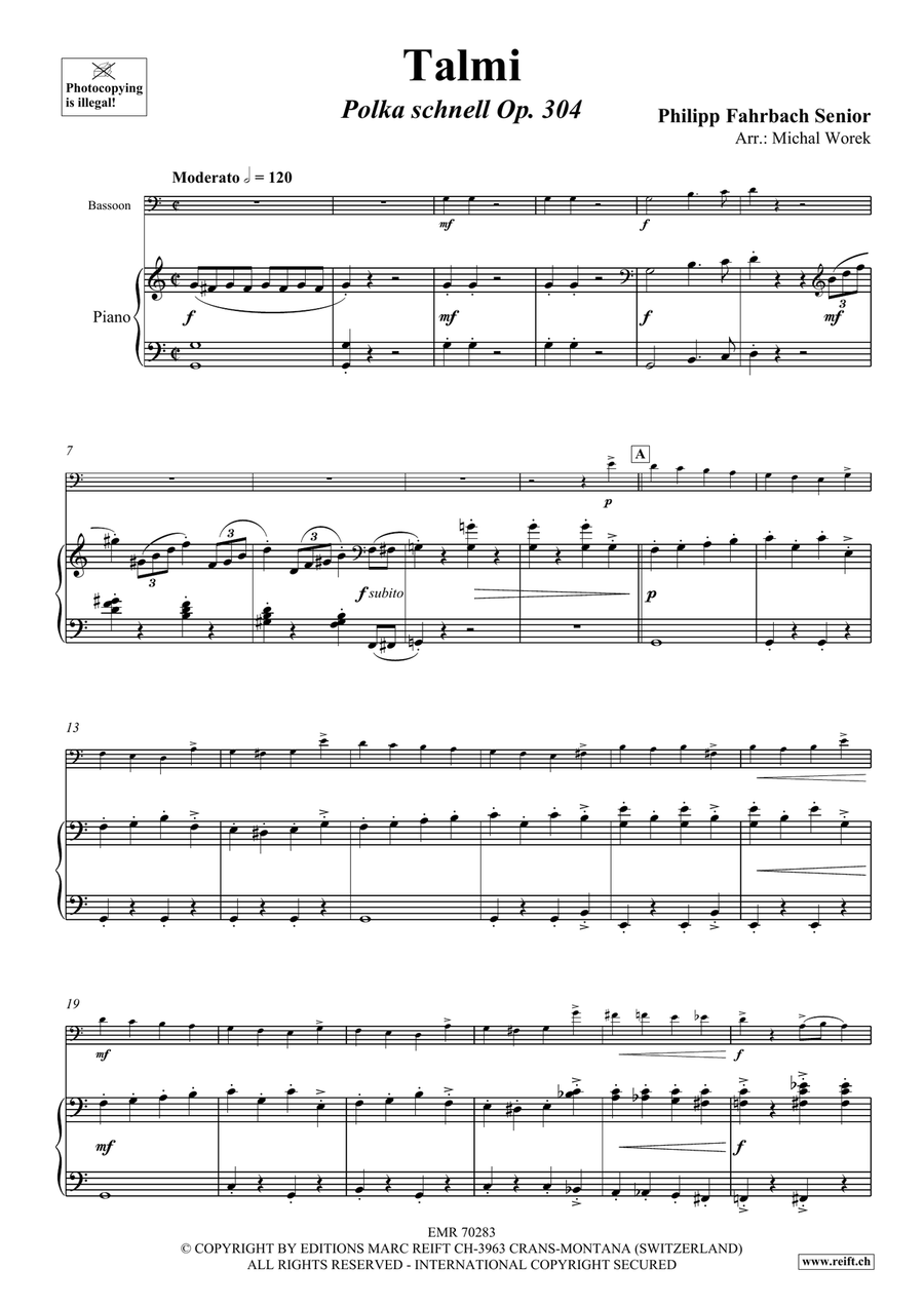 Talmi Talmi Bassoon Solo scores gallery preview page 4