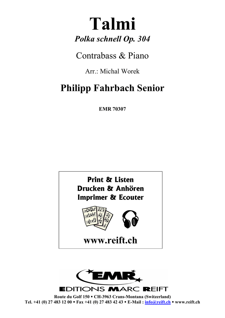 Talmi Talmi Double Bass scores gallery preview page 2