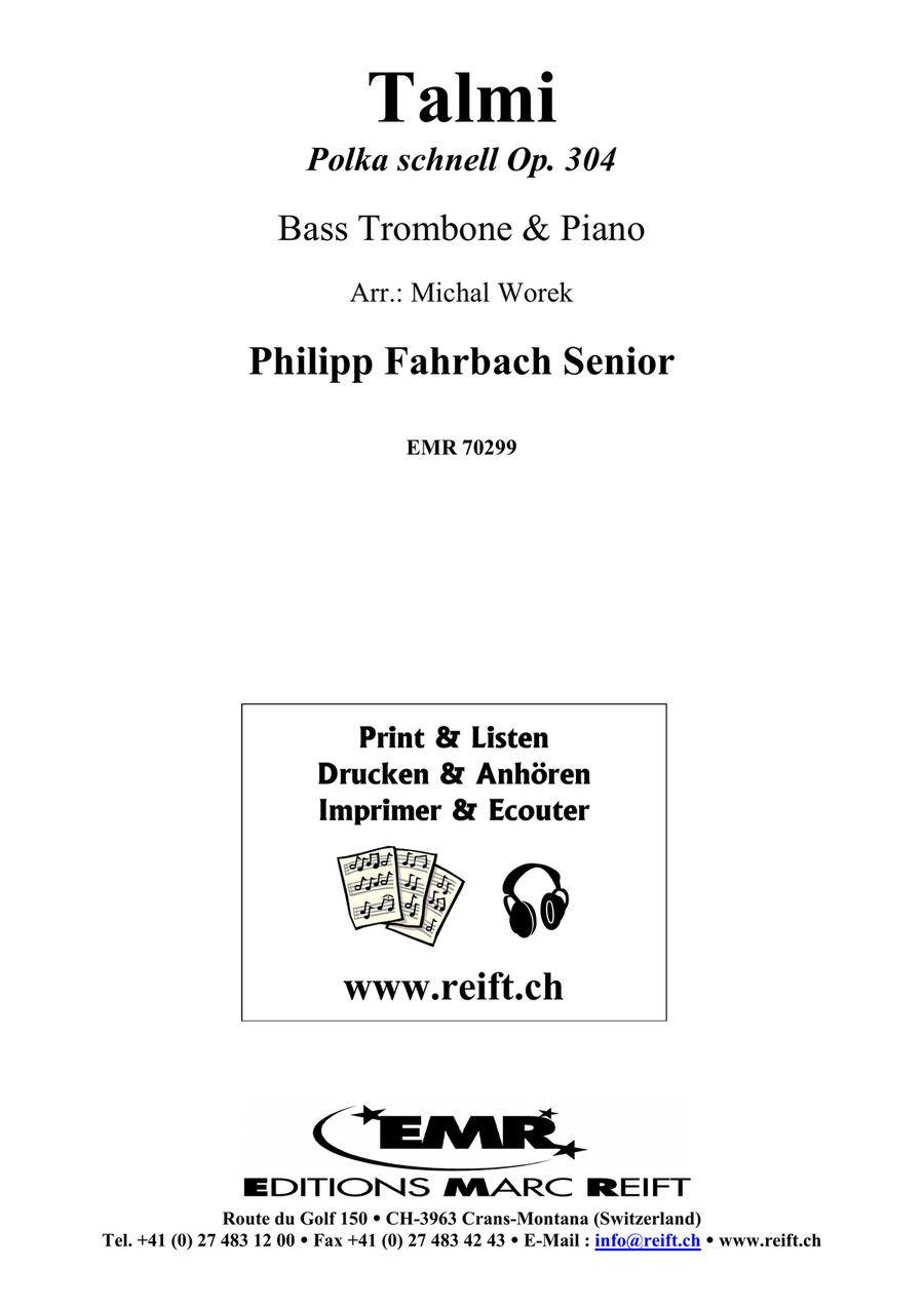 Talmi Talmi Bass Trombone scores gallery preview page 2